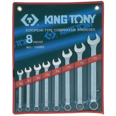 Набор комбинированных ключей KING TONY 10-22 мм 8 предметов 1208MR