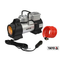 Автомобильный компрессор YATO 12 В, 180 Вт, со светодиодной лампой, сумка YT-73460