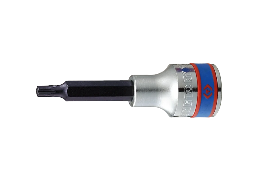 Удлинённая антивандальная головка-бита TORX с отверстием